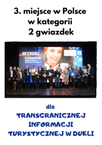 III miejsce w Polsce dla Transgranicznej Informacji Turystycznej w Dukli w kategorii 2 gwiazdek