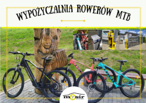 Wypożyczalnia rowerów górskich przy obiektach MOSiR Dukla