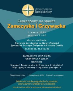 Spacer na Zamczysko i Grzywacką z Beskidnikami