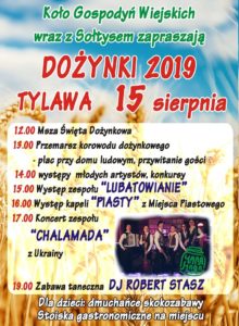 DOŻYNKI 2019 – TYLAWA