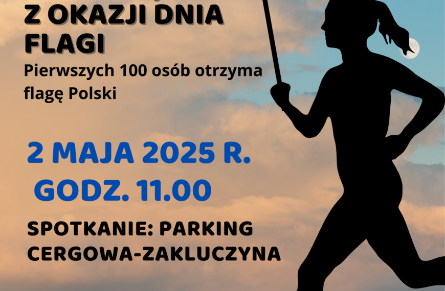 Marsz z Flagami Polski na Górę Cergową