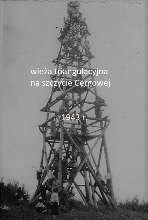 Wieża triangulacyjna na Górze Cergowej
