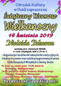 ŚWIĄTECZNY KIERMASZ WIELKANOCNY